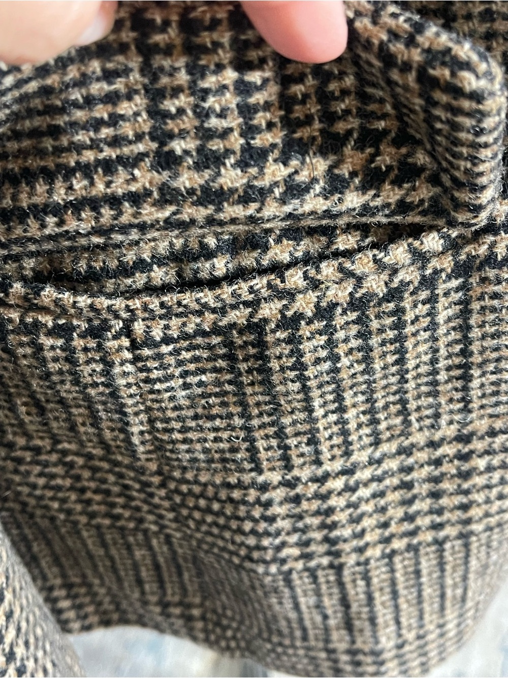 Banana Republic Brown Glen Plaid Wool-Blend Blazer - Picture 10 of 15